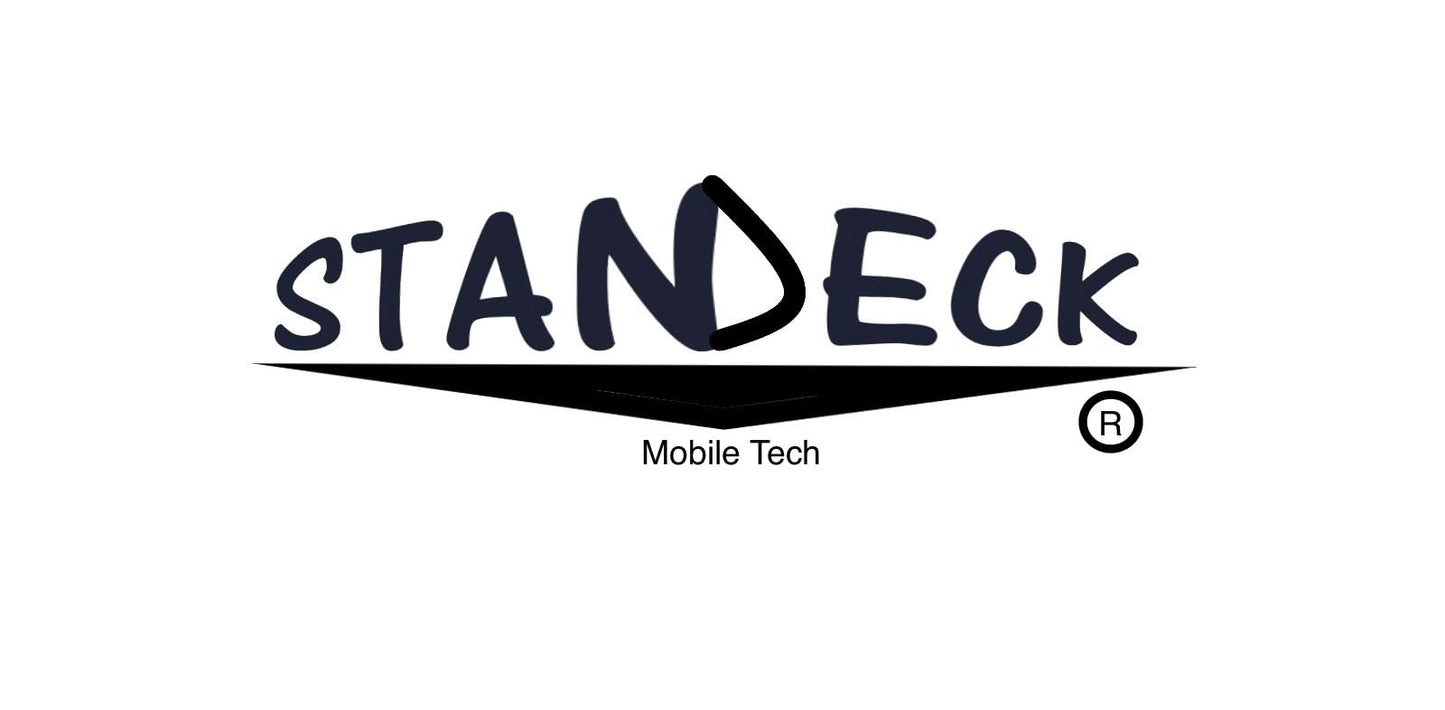 STANDECK Mobile Tech the all in one solution that combines a Stand for Multiple Devices, and a Modern Looking Turntable.