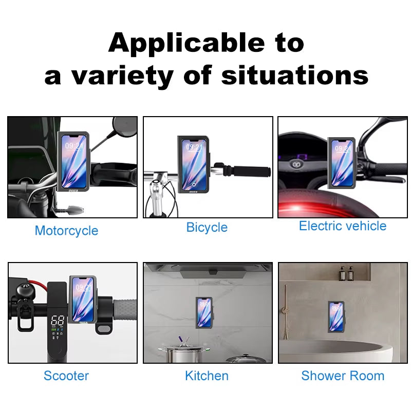 New Arrival Waterproof Mobile Phone Holder Bicycle Motorcycle/Phone Holder Waterproof Case Silicone Phone Holder