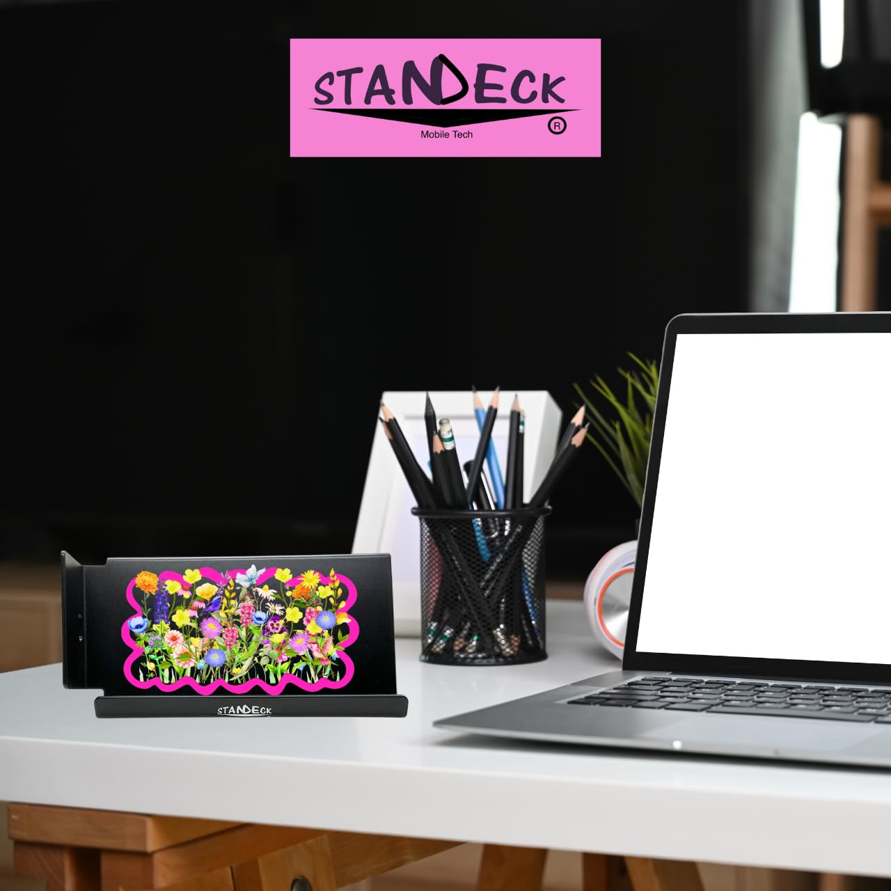 STANDECK Multi-Device Phone Stand for Desk - 14 Designer Collections - Holds Phones, Tablets, Gaming Consoles - Stable Non-Tip Base