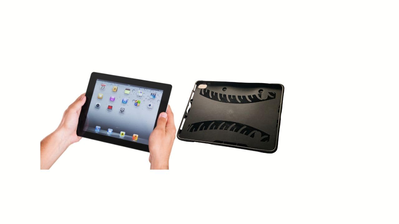 STANDECK IPAD AIR 10.9 inch, Rugged Case Shockproof W/Kickstand Black Edge