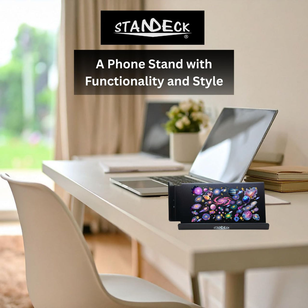 STANDECK Multi-Device Phone Stand for Desk - 14 Designer Collections - Holds Phones, Tablets, Gaming Consoles - Stable Non-Tip Base