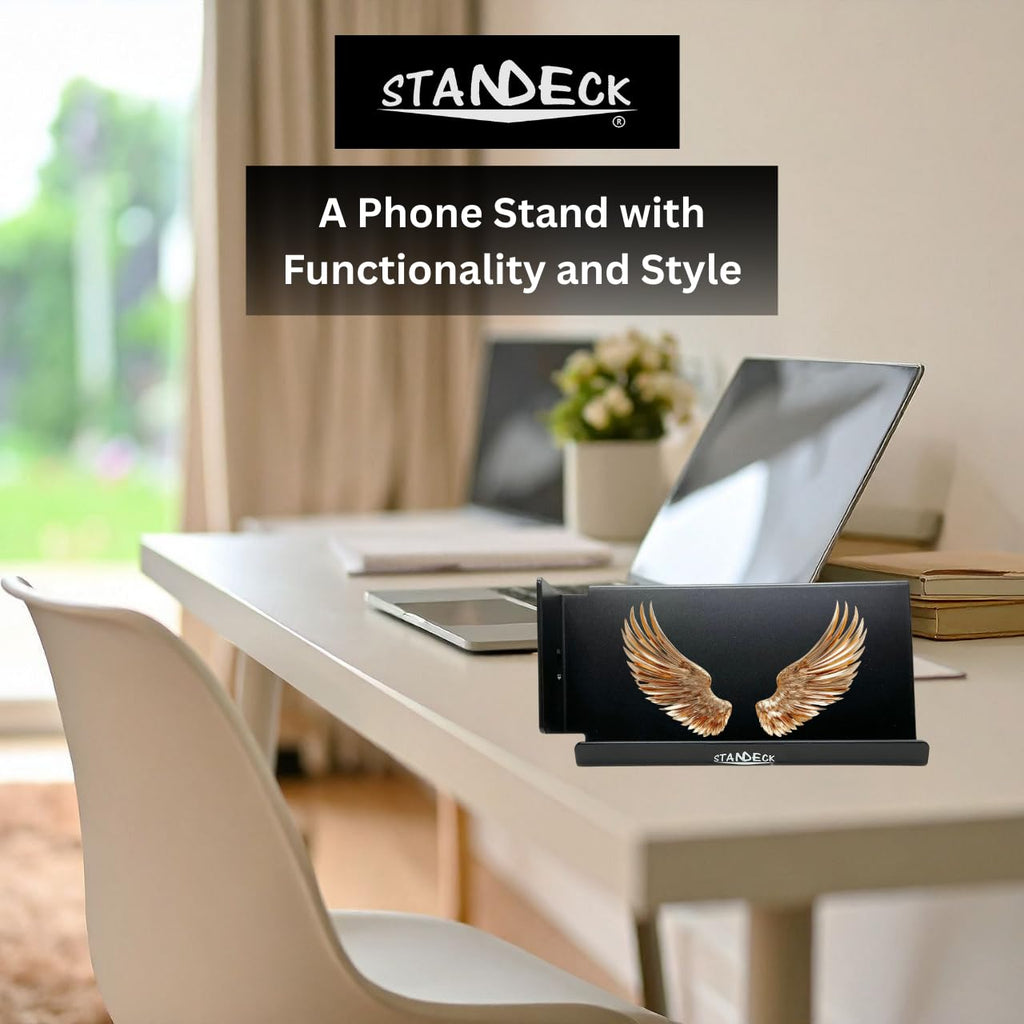 STANDECK Multi-Device Phone Stand for Desk - 14 Designer Collections - Holds Phones, Tablets, Gaming Consoles - Stable Non-Tip Base