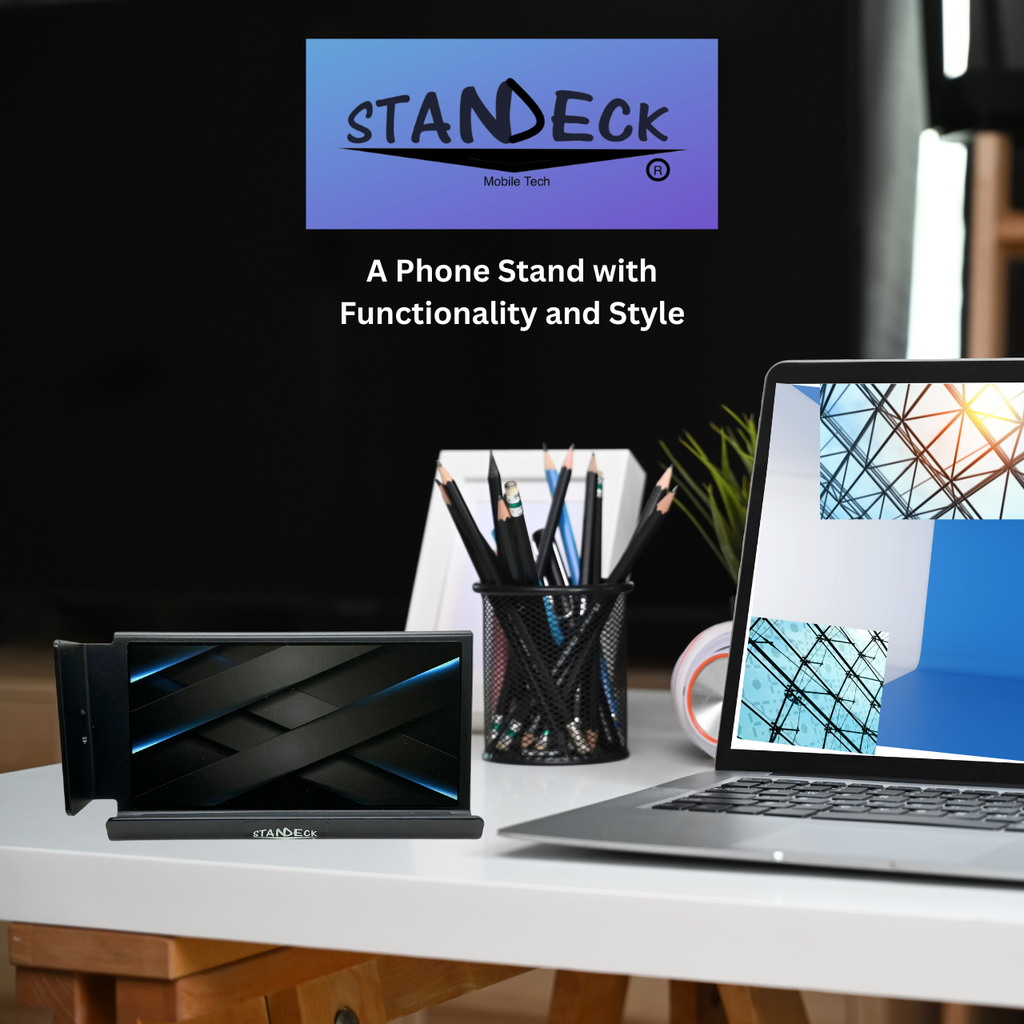 STANDECK Multi-Device Phone Stand for Desk - 14 Designer Collections - Holds Phones, Tablets, Gaming Consoles - Stable Non-Tip Base