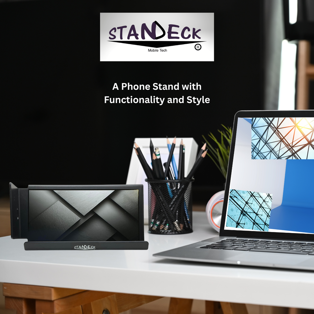 STANDECK Multi-Device Phone Stand for Desk - 14 Designer Collections - Holds Phones, Tablets, Gaming Consoles - Stable Non-Tip Base