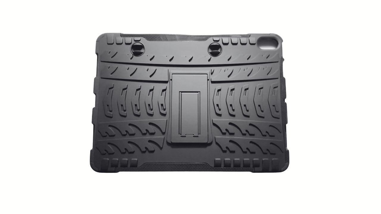 STANDECK IPAD AIR 10.9 inch, Rugged Case Shockproof W/Kickstand Black Edge