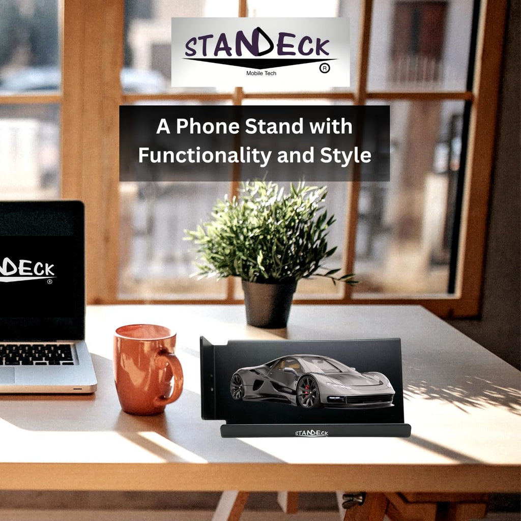 STANDECK Multi-Device Phone Stand for Desk - 14 Designer Collections - Holds Phones, Tablets, Gaming Consoles - Stable Non-Tip Base
