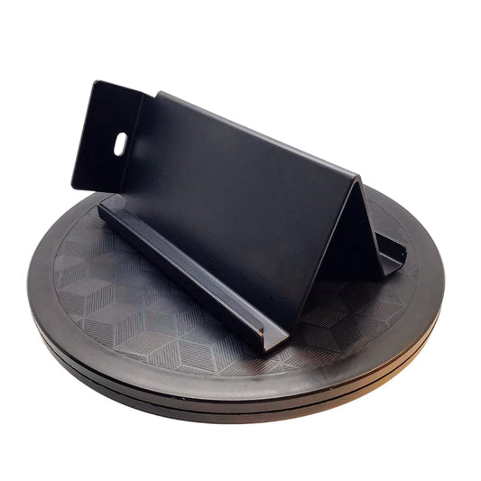 STANDECK Mobile Tech the all in one solution that combines a Stand for Multiple Devices, and a Modern Looking Turntable.