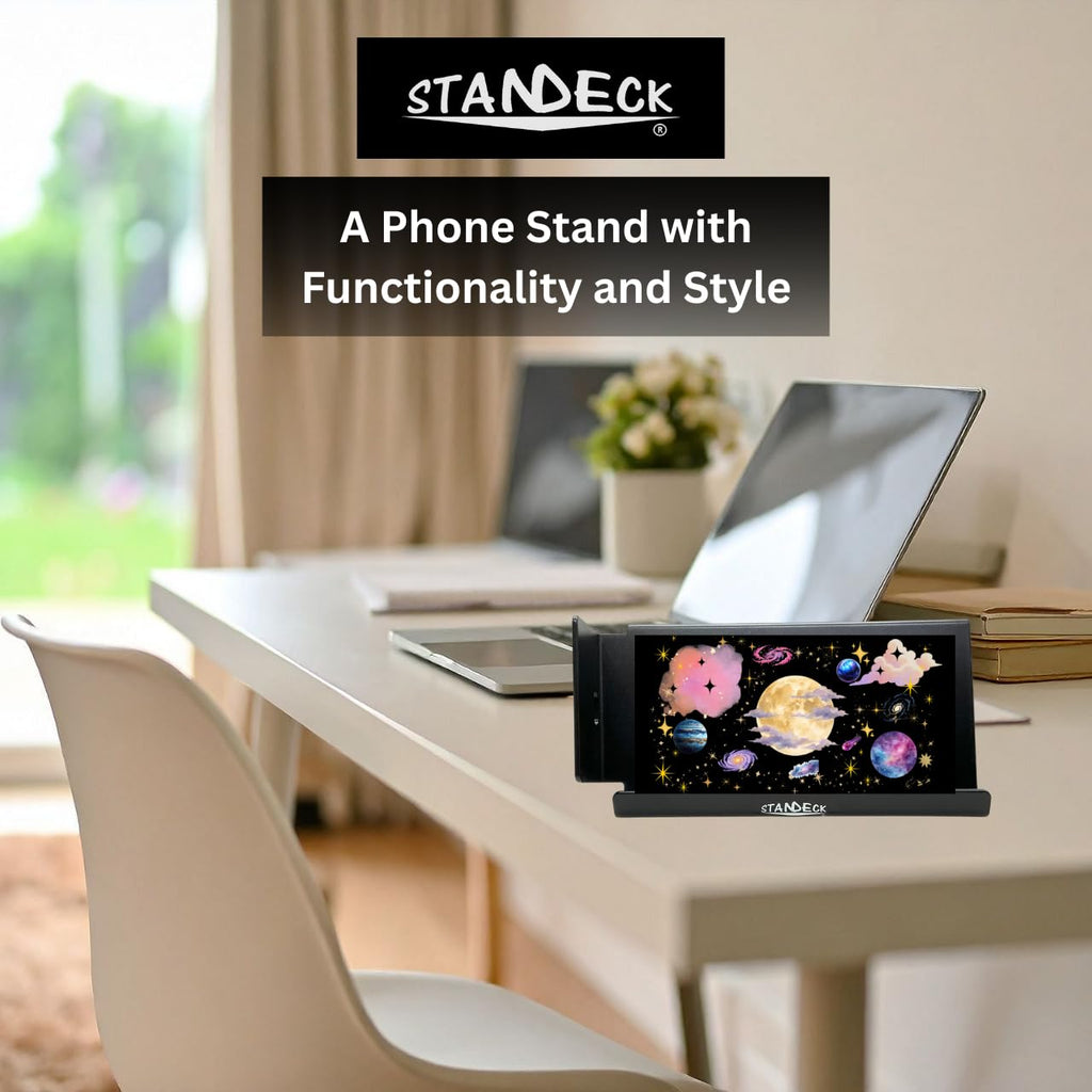 STANDECK Multi-Device Phone Stand for Desk - 14 Designer Collections - Holds Phones, Tablets, Gaming Consoles - Stable Non-Tip Base