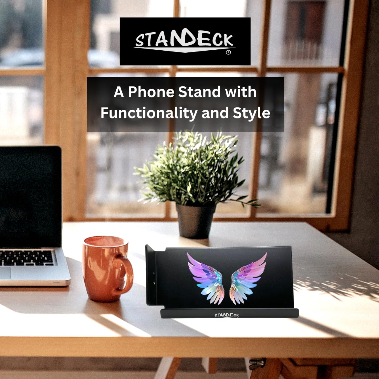 STANDECK Multi-Device Phone Stand for Desk - 14 Designer Collections - Holds Phones, Tablets, Gaming Consoles - Stable Non-Tip Base
